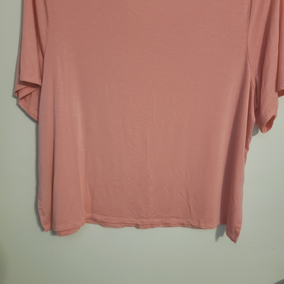 Athleta | Women's Pink Nighttime Bliss Sleep V-Neck Tee (Size XL) - Picture 10 of 12